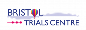 Bristol Trials Centre logo - words and a balloon